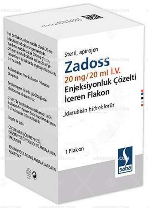 Zadoss I.V. Injection Solution Iceren Vial 20 Mg/20Ml