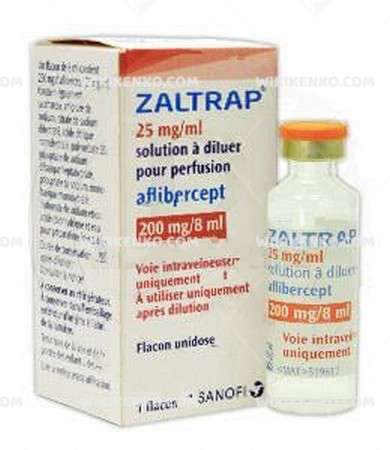 Zaltrap I.V. Infusionluk Konsantre Solution Iceren Vial 200 Mg/8Ml