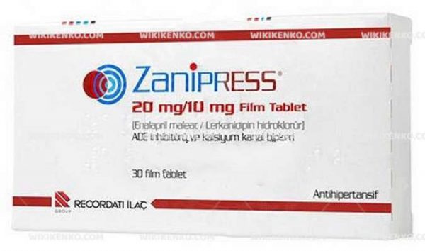 Zanipress Film Tablet 20 Mg/10Mg
