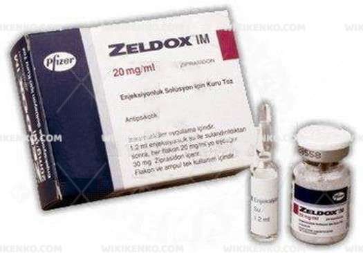Zeldox Im Injection Solution Icin Kuru Powder Iceren Vial