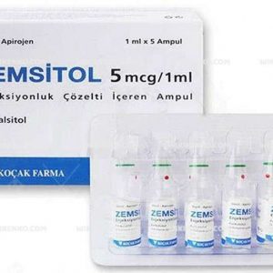 Zemsitol Injection Solution Iceren Ampul 5 Mcg