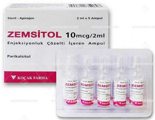 Zemsitol Injection Solution Iceren Ampul 10 Mcg