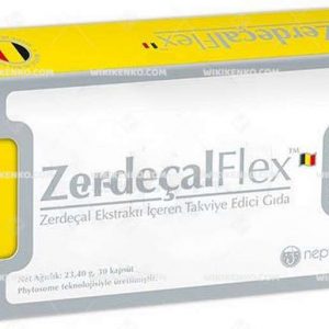 Zerdecalflex Zerdecal Ekstrakti Iceren Takviye Edici Gida
