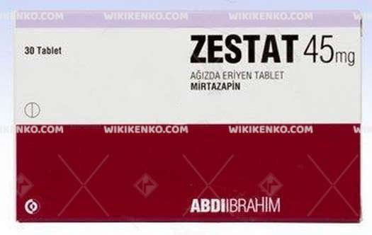Zestat Agizda Eriyen Tablet 45 Mg