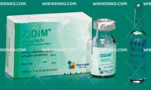 Zidim Im/Iv Injection Powder Iceren Vial 500 Mg