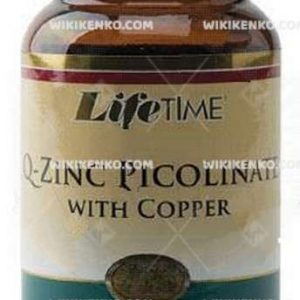 Life Time Zinc Picolinate With Copper Veggie Capsule