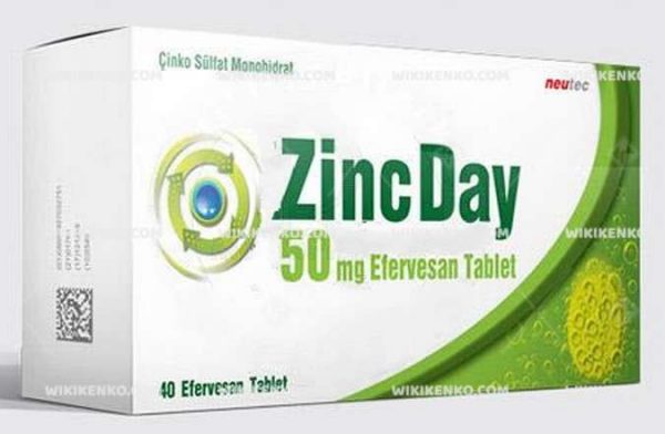 Zincday Efervesan Tablet 25 Mg