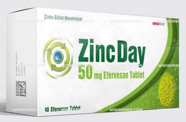 Zincday Efervesan Tablet 50 Mg