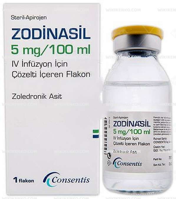 Zodinasil Iv Infusion Icin Solution Iceren Vial