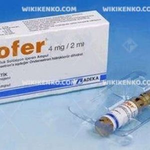 Zofer Injection Solution Iceren Ampul  4 Mg/2Ml
