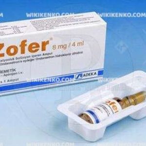 Zofer Injection Solution Iceren Ampul  8 Mg/4Ml