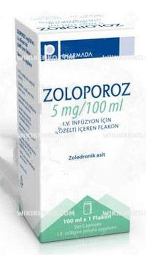 Zoloporoz Iv Infusion Solution Iceren Vial