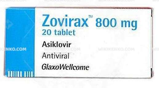 Zovirax Tablet 800 Mg