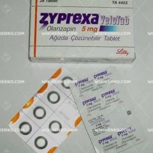 Zyprexa Velotab Agizda Dagilabilir Tablet 5 Mg