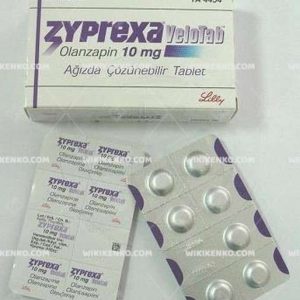 Zyprexa Velotab Agizda Dagilabilir Tablet 10 Mg