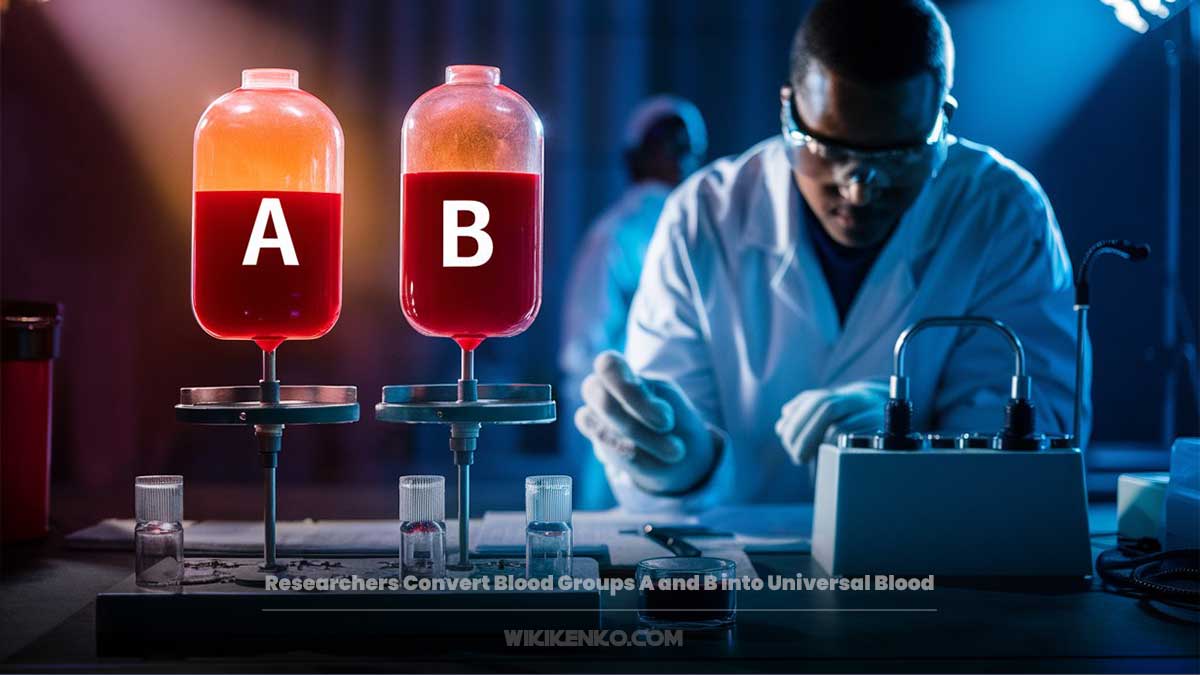 Researchers Convert Blood Groups A and B into Universal Blood